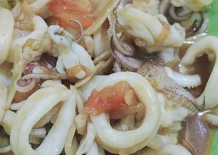 Resep Cumi Asam Manis Empuk Lezat