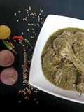 Chicken green karhai #3weekchallenge