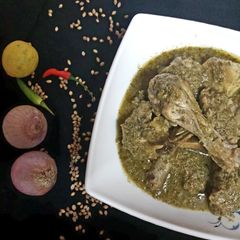 A picture of Chicken green karhai #3weekchallenge.