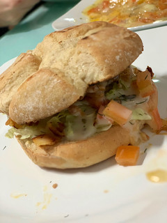 Una foto de Hamburguesa kebab