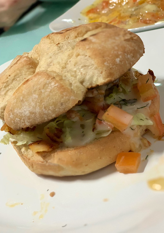 Una foto de Hamburguesa kebab