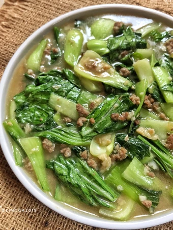 Langkah Mudah untuk Menyiapkan Resep Tumis pokcoy daging giling Anti Ribet, Sempurna