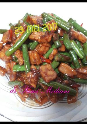 Foto resep Oseng Tempe vs Kacang panjang Pedas Manis