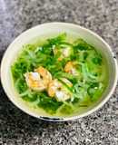 Canh Cải Thìa Nấu Tôm