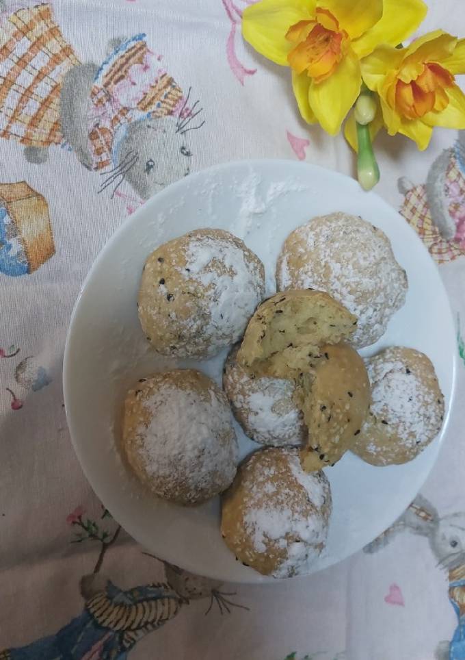 Пісне печиво з кунжутом