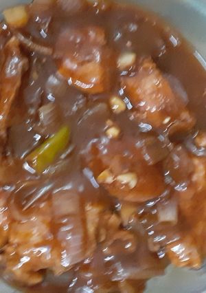 A picture of Chilli chicken.