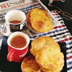 Crispy masala Puri A picture of Crispy masala Puri.