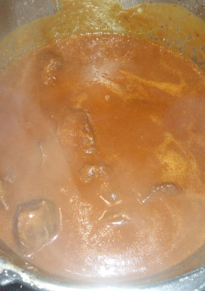 Una foto de Carrillada al vino tinto dulce