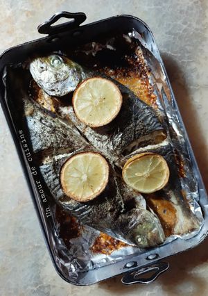 Une photo de Poisson au citron au four 🐟🍋
