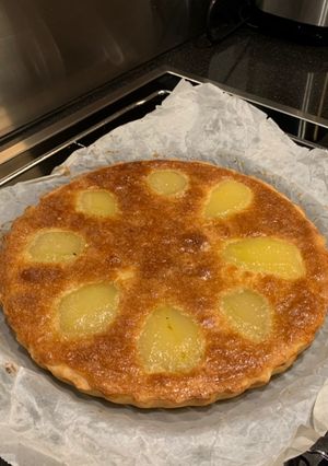 Une photo de Tarte poires amandine