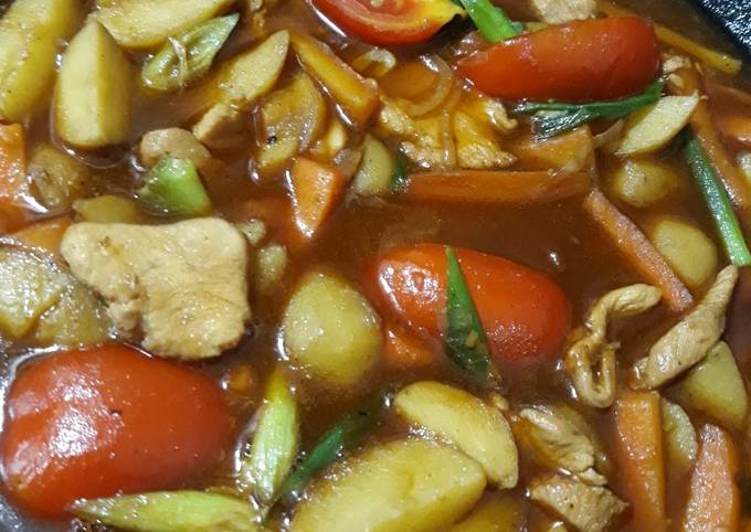 Cara Gampang Membuat Bistik ayam chinese food Anti Gagal
