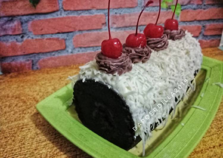 Resep #7. Black forest cake lembut ekonomis yang Lezat