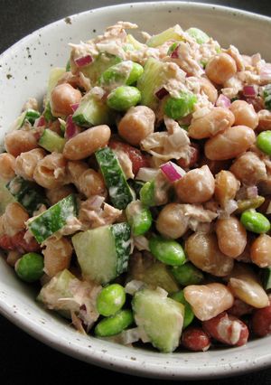 A picture of Tuna Mayo & Mixed Beans Salad.