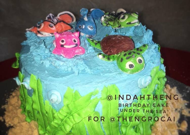 Masakan Populer Under the sea (birthday cake) Ala Warteg