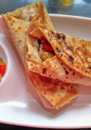 A picture of Veggie wrap.