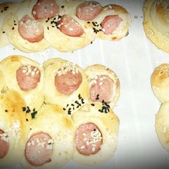 A picture of Sausage pastries &twists.