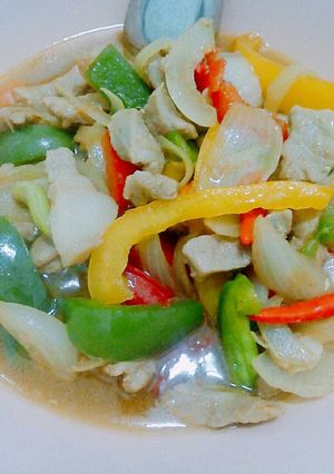รูปของ หมูผัดพริกหยวก