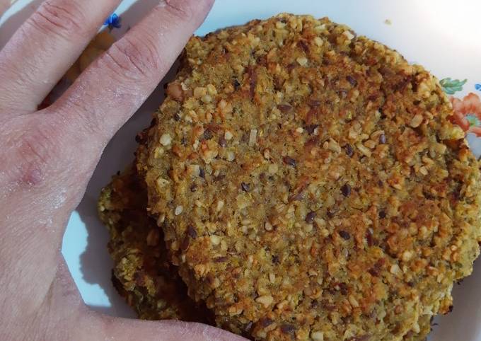 Hamburguesas de avena, atún y verduras Receta de Etel del Valle- Cookpad