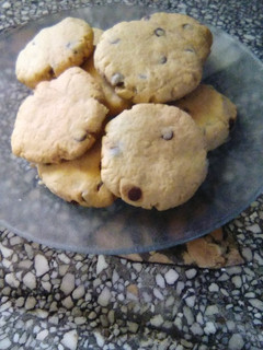 Una foto de Cookies con chispas de chocolate