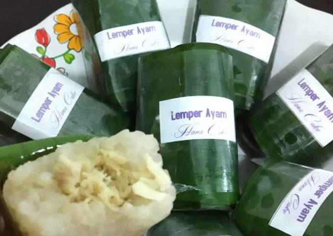 Lemper ayam bakar