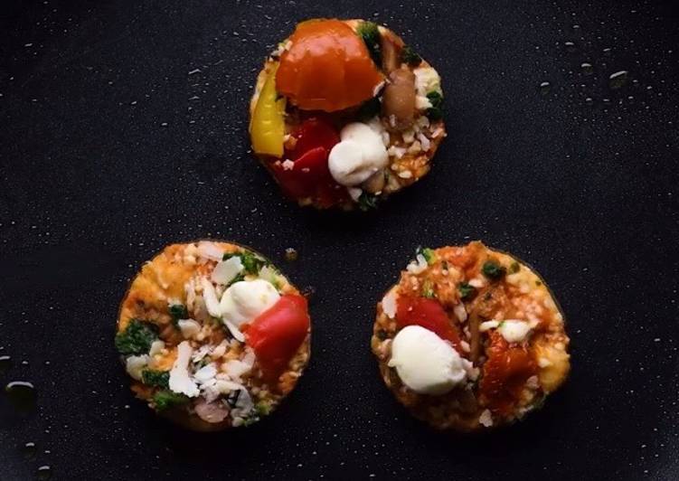 Steps to Prepare Award-winning Mini bread pizza with egg white