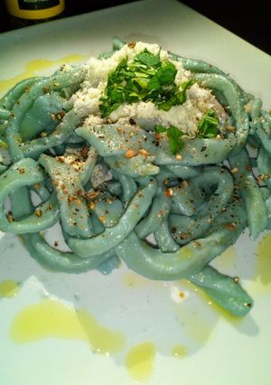 Una foto de Fettuccini Cielo (Fideos de colores)