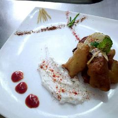 A picture of Fish Fry with Mayonnaise.