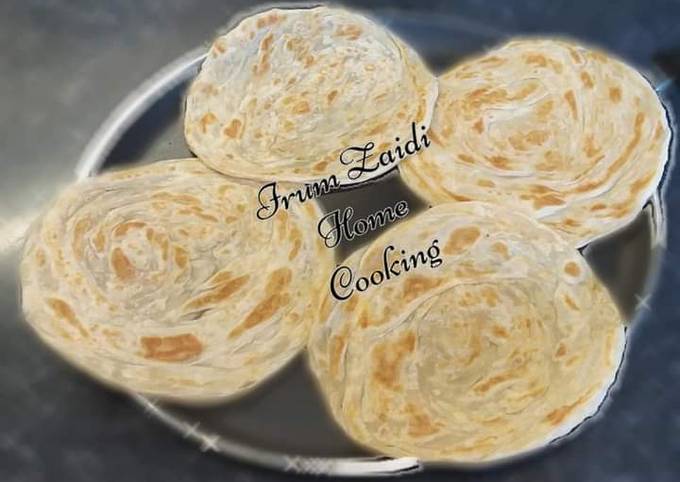 Lachha Paratha with Frozen Method flaky layered flatbread Recipe by 