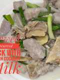 Stewed Preserved Duck with Taro in Coconut Milk