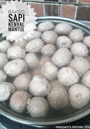 Foto resep Bakso Sapi Kenyal Mantul
