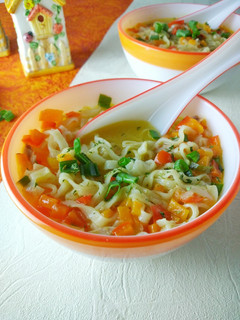 A picture of Homemade Chicken Noodle Soup.