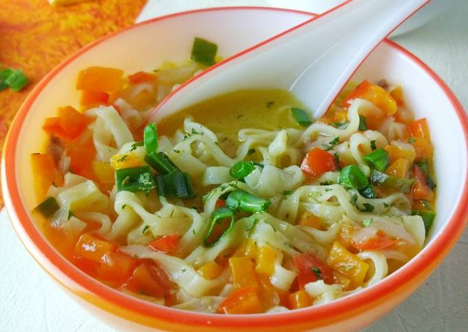 Steps to Prepare Homemade Homemade Chicken Noodle Soup