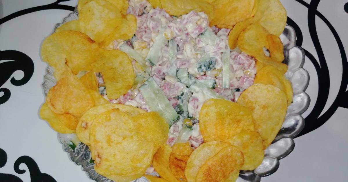 Салат на чипсах рецепты с фото простые и вкусные