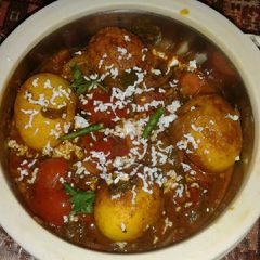A picture of Egg Banzara curry.