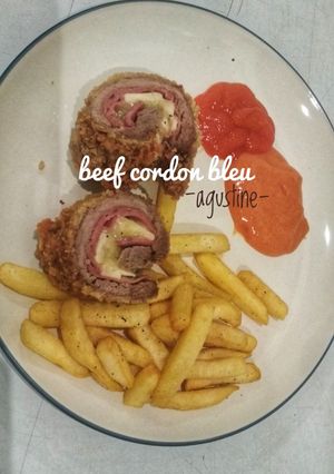 Foto resep Beef cordon bleu