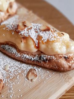 Una foto de Melindros con crema pastelera de Sant Josep (sin gluten)