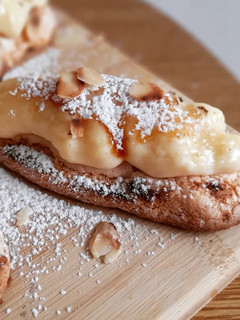 Una foto de Melindros con crema pastelera de Sant Josep (sin gluten)
