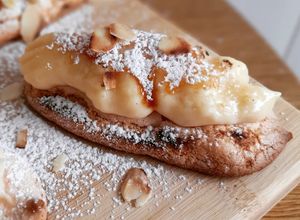 Foto principal de Melindros con crema pastelera de Sant Josep (sin gluten)