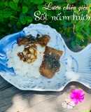 Lươn chiên giòn, sốt nấm hương