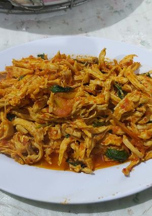 Foto resep Ayam suwir pedas kemangi