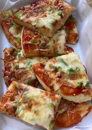 صورة لوصفة بيتزا 😋