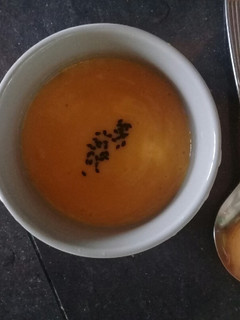 Una foto de Sopa crema de calabaza✍