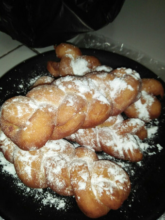 Resep Donat kentang kepang yang Lezat