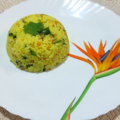 A picture of Yellow Lemon rice🍋.