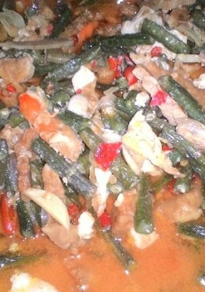 Foto resep Lodeh tempe kacang panjang