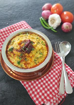 A picture of Restaurant Style Dal-Khichdi.