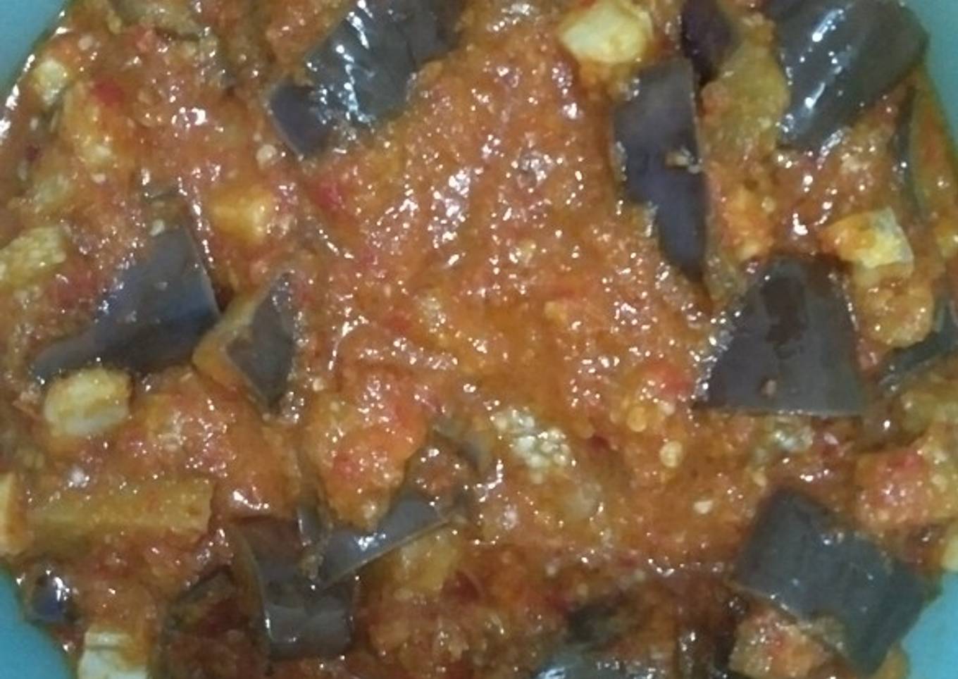 Terong ikan jambal balado