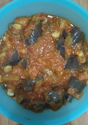 Foto resep Terong ikan jambal balado