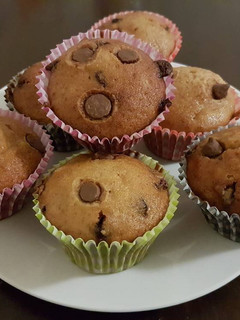 Foto resep Banana muffin chocolate chips
