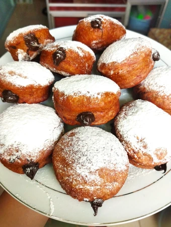 Recipe Donat bomboloni ubi ungu the So Delicious Delicious